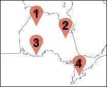 Parmi les dix comtés de l'Ontario, où est le district de Kenora, le plus vaste d'entre eux ?