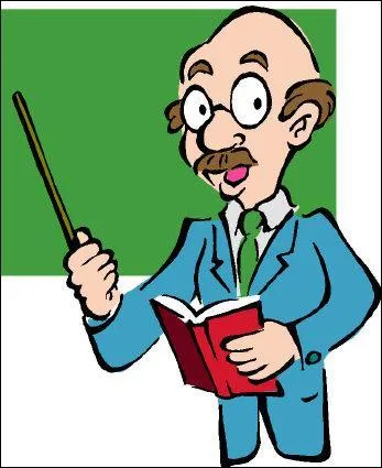 « Le professeur » se dit :