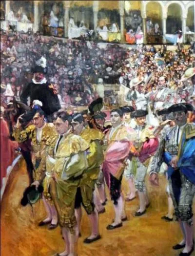 Qui a peint "Torreros en Sevilla" ?
