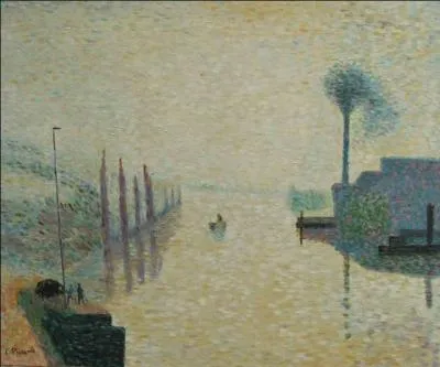 Qui a peint "Ile Lacroix, Rouen" ?