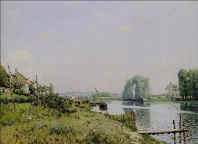 Qui a peint "L'île Saint Denis" ?