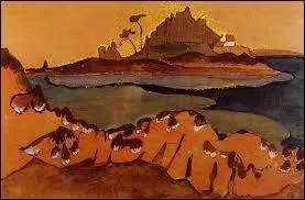 Qui a peint "L'île de la douane" ?