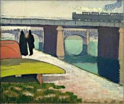 Qui a peint "Le pont de fer à Asnières" ?