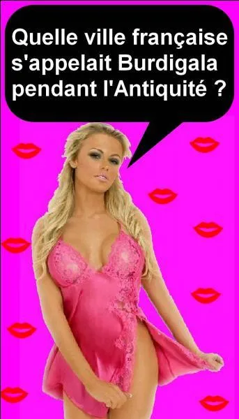 Quelle est la bonne réponse ?