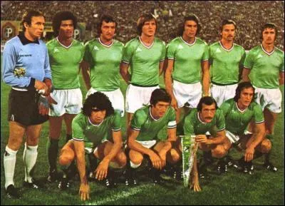 Saison 1975/1976, l'épopée verte, avec une défaite en finale (1-0) contre le Bayern de Munich en coupe des clubs champions européens. Quelle est cette équipe de football française ?