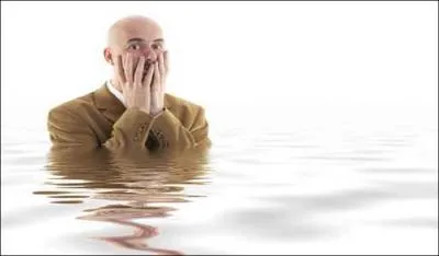 La phobie ou la peur de l'eau.