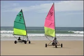 Après une bonne nuit, j'ai décidé de m'initier au char à _______ sur la plage.