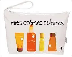 Ma femme, elle, est partie à la plage se baigner et parfaire son bronzage. Mais pas sans crème solaire dont l'indice peut être compris entre :