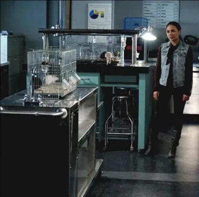 Épisode 6 : Que leur révèle Mona sur Charles lorsqu'elle arrive et réussi à remettre les animaux dans leur cages qu'Hanna avait ouvertes ?