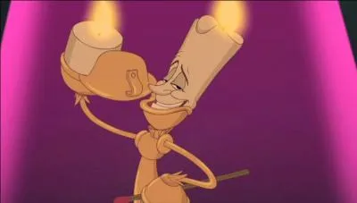 Pour aider Belle a s'intégré au château, le chandelier de la question N°8, va mettre les plats dans les grands, sans accord du majordome. Que va-t-il chanter à Belle, pour la mettre à l'aise ?