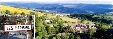 Village languedocien, en Aubrac, Les Hermeaux se situent dans le département ...