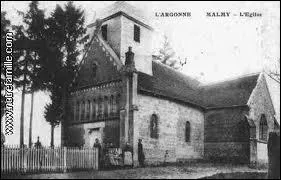 Voici une ancienne carte postale de Malmy. Peuplé de 34 habitants, ce village Marnais se situe en région ...
