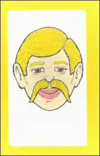 Il est blond, il a une moustache et les yeux bruns...
Qui est-ce ?