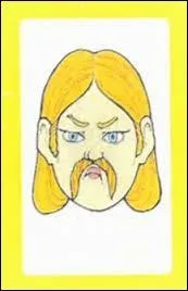 Il est roux, il a une moustache et des longs cheveux...
Qui est-ce ?