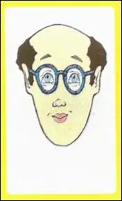 Il est chauve, il a les yeux bleus et il porte des lunettes...
Qui est-ce ?