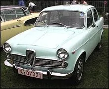 Sur l'image, c'est une Alfa Romeo Alfetta.
