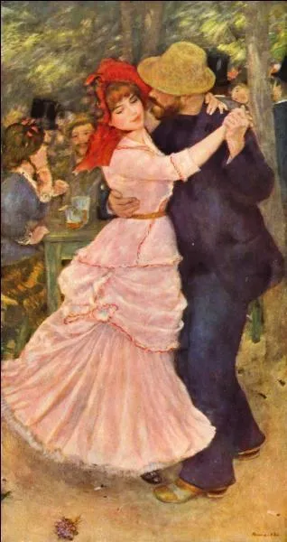 Elle est représentée par Auguste Renoir, quel est le nom de cette toile ?