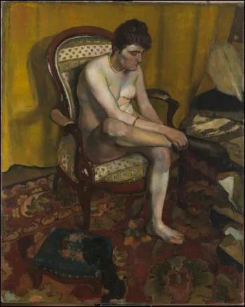 "Suzanne Valadon enfilant son bas est une peinture de :