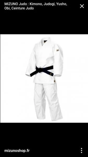 Comment s'appelle la tenue que nous portons au judo ?