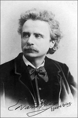 Au XIXe siècle, dans quel domaine s'est fait connaître le Norvégien Edvard Grieg ?