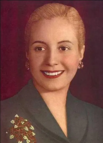 De quel pays Eva Peron fut-elle Première dame de 1946 à 1952 ?