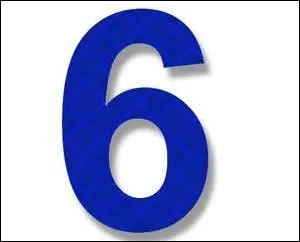 J'ai six cousin(e)s géniaux.
Le chiffre "SIX" se dit...