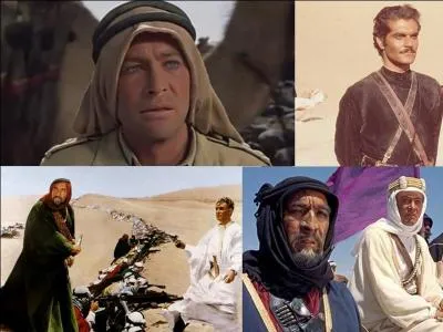 C'est un film d'aventures historique britannique de 1962, il a été réalisé par David Lean.
Peter O'Toole, Alec Guinness, Anthony Quinn, Jack Hawkins, Omar Sharif font partie de la distribution.
C'est une histoire inspirée d'un officier britannique pendant la 1e Guerre mondiale. Il aide les révoltés arabes contre les Turcs, alliés aux Allemands.
Quel est ce film ?