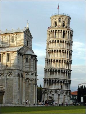 Quelle est la hauteur de la tour de Pise ?