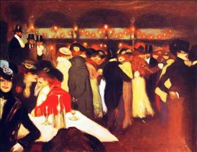 Est-ce Picasso qui a représenté "Paris, la nuit" sur cette toile ?