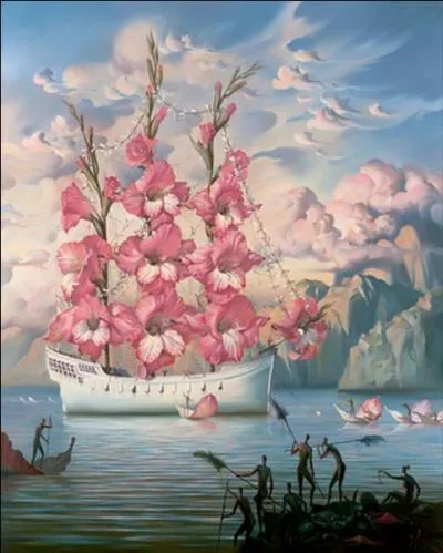 Ce 'Trois-Mâts a-t-il été peint par Dali ?