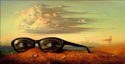 "Les lunettes oubliées" ont-elles été peintes par Salvador Dali ?