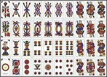 L'Italie est le pays parfait pour finir ce tour d'Europe vu que de par son Histoire tous les jeux de cartes sus-cit&eacute;s s'y retrouvent.Les cartes de Bergame sont consid&eacute;r&eacute;es comme le jeu de carte italien le plus repr&eacute;sentatif. Bien que purement italien ce jeu reprend les m&ecirc;mes enseignes que le jeu espagnol.Laquelle de ces enseignes ne se retrouve pas dans les cartes de Bergame ?