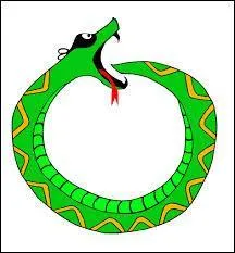 Que signifie l'expression "C'est le serpent qui se mord la queue" ?