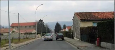 Je peux suivre le véhicule gris.