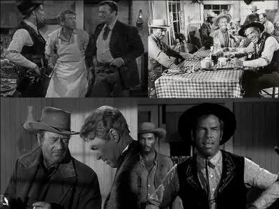 C'est un western américain de 1962 il a été réalisé par John Ford.
John Wayne, James Stewart, Vera Miles, Lee Marvin font partie de la distribution. 
C'est l'histoire d'une vengeance contre un bandit de grand chemin, mais réalisés de façon légale.
Quel est ce film ?