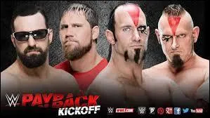 Le deuxième Kick-Off de Payback opposera Macho Mandow et Curtis Axel à The Ascension. Quel tag team remporte ce combat ?