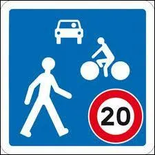 Que m'indique le panneau ci-contre ?