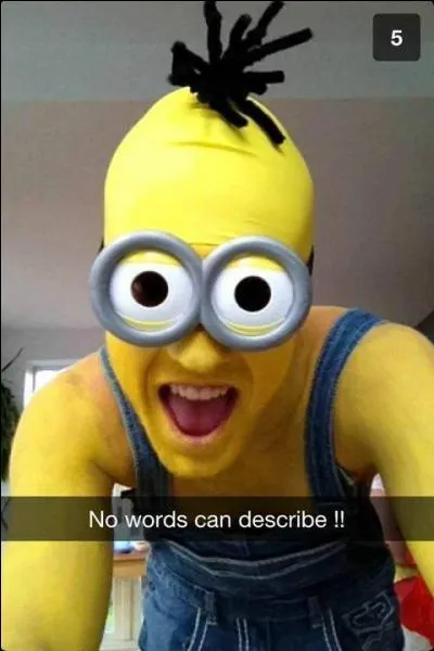 Que peut-on voir sur le logo de Snapchat ?