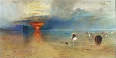 "La plage du bateau-passeur" est une toile d'un peintre britannique surnommé le "peintre de la lumière". Quel est le nom de ce peintre ?