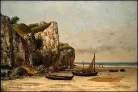 Quel peintre français du 19 e siècle a peint ce tableau intitulé "Plage de Normandie" ?