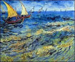 Voici "Bateaux de pêche en mer" peint en 1888, qui en est le peintre ?