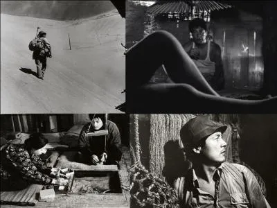 C'est un film dramatique japonais de 1964, il a été réalisé par Hiroshi Teshigahara.
Eiji Okada, Kyôko Kishida, Hiroko Ito font partie de la distribution. 
Un entomologiste se retrouve prisonnier d'une femme, il doit remonter le sable qui tombe sur elle et lui.
Quel est ce film ?