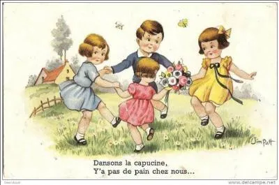 Complétez cette vieille comptine : "Bonjour, ma cousine..."