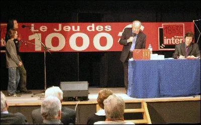 "Chers amis bonjour ! " : fut l'inoubliable expression de l'animateur du jeu des 1000 francs :
