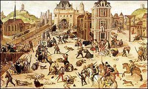 24 août 1572 - Le massacre de la Saint-Barthélemy est le massacre de :