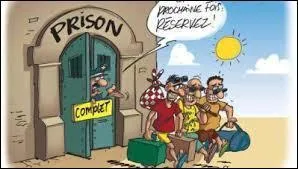 Parmi ces prisons se trouvant sur le sol français, laquelle ne se situe pas en région parisienne ?