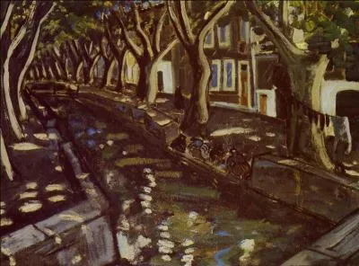 Qui a peint "La Roubine à Graveson" ?