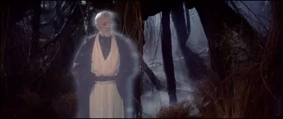 Quels Jedis apparaissent avec lui sous formes de spectres lors de la scène de fin de l'épisode 6 ?