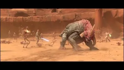 Quel(s) monstre(s) a-t-il tué(s) dans l'arène de Géonosis ?