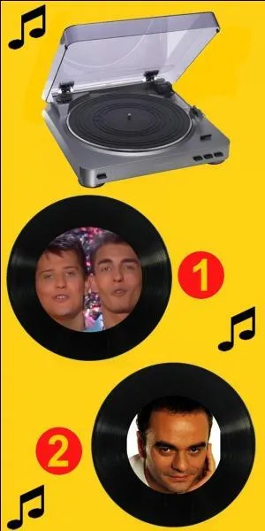 Je souhaite écouter "Nuit de folie". Quel disque, allez-vous choisir ?